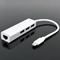 Multi - Fungsi Jenis - C Kartu Jaringan Transfer 3.1 USB + Putar Kartu Jaringan Rj45 Gigabit +3.0 USB HUB Free Drive pemasok