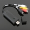 Black Cable Cubby Box, One Way USB Video Single Channel AV Sinyal Pengambilan Kartu Data pemasok